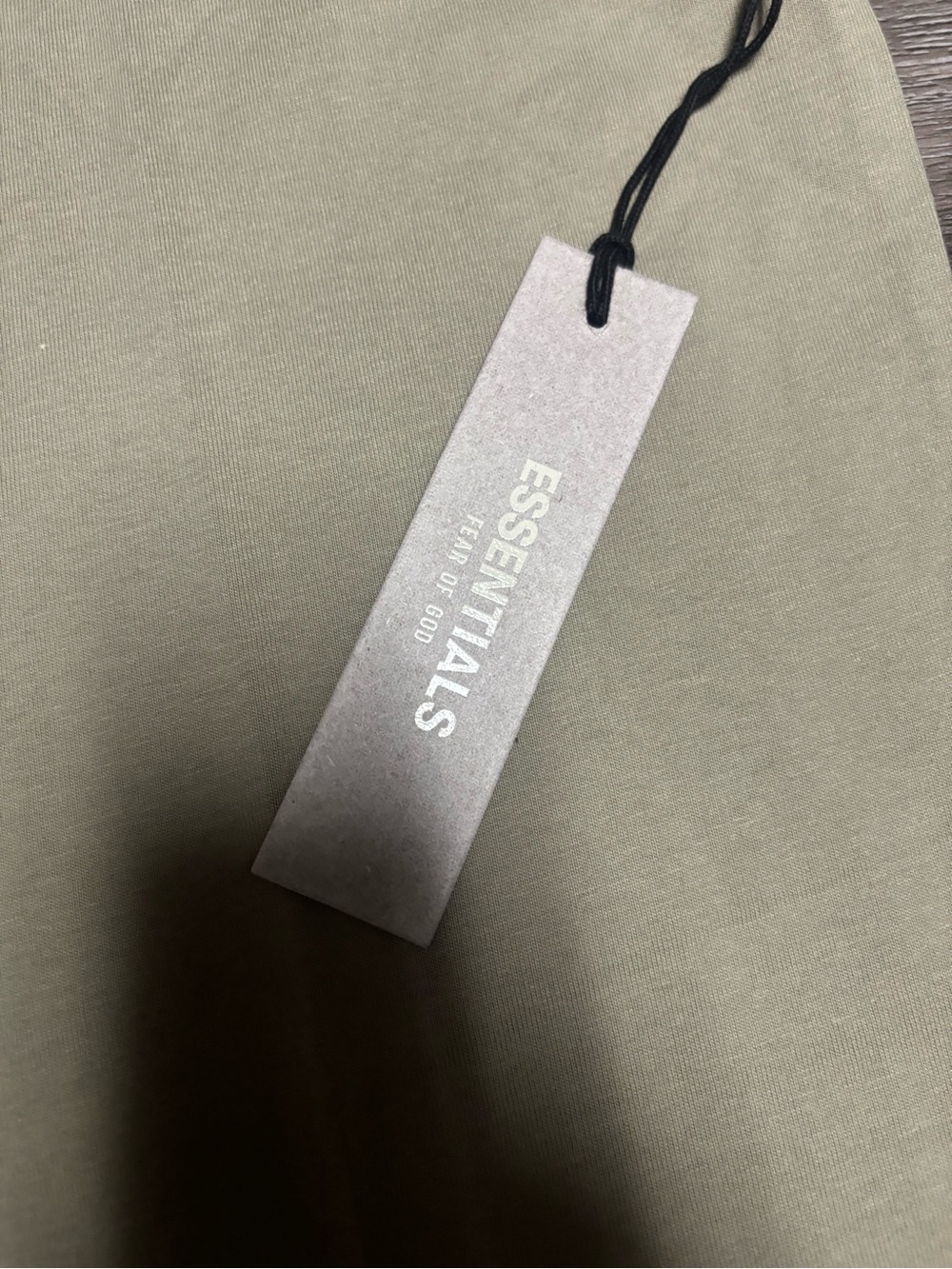 SS21 fear of god essentials Pistachio tee - Picture 3 of 6